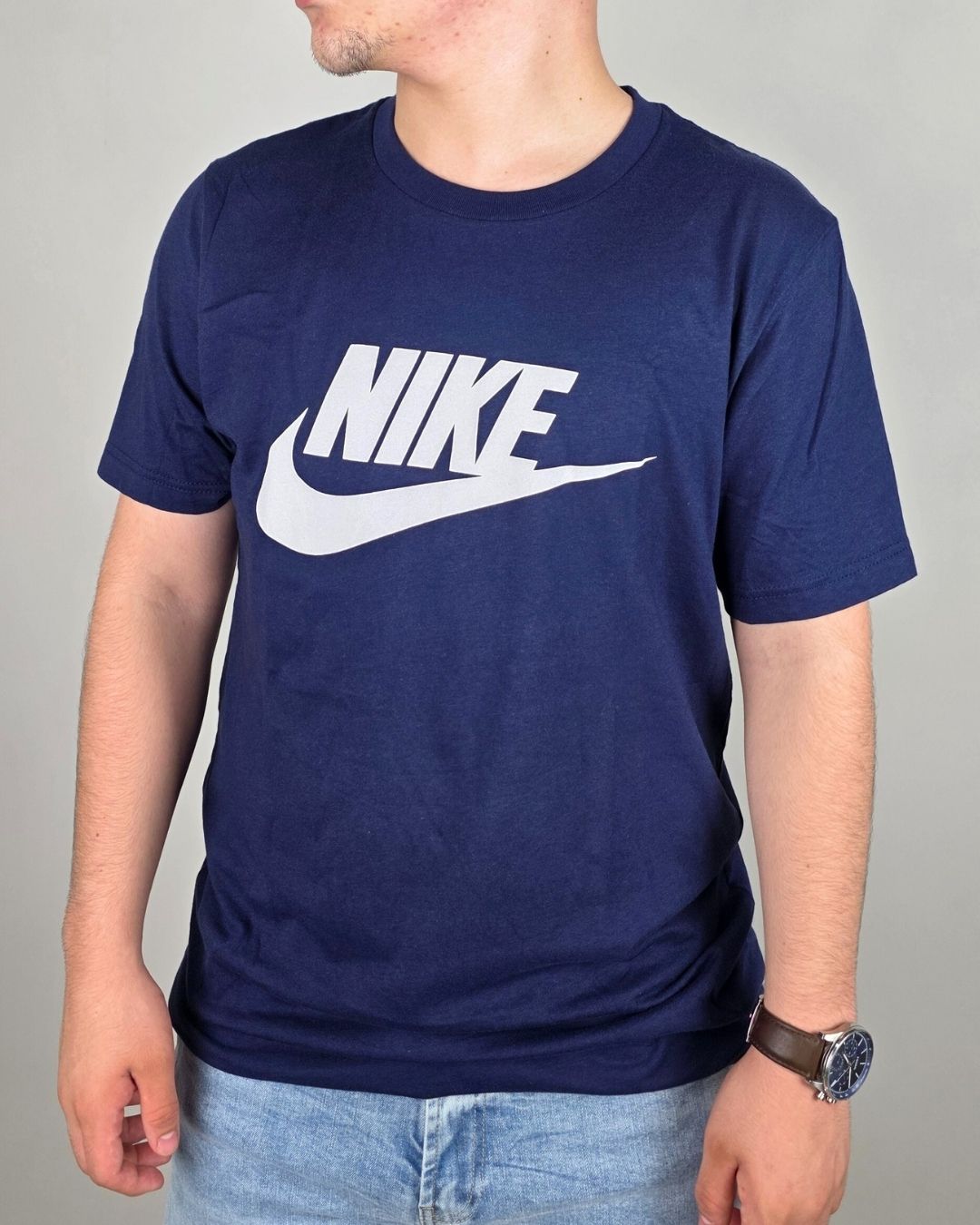 CAMISETA NIKE AZUL DE CABALLERO