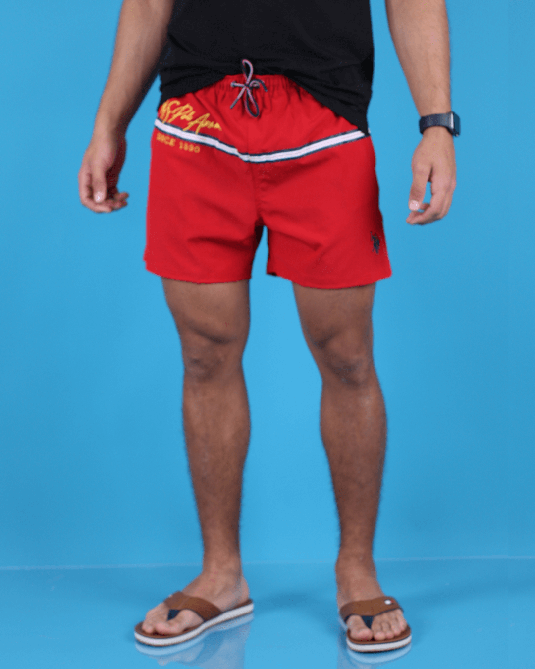 BAÑADOR US POLO ROJO