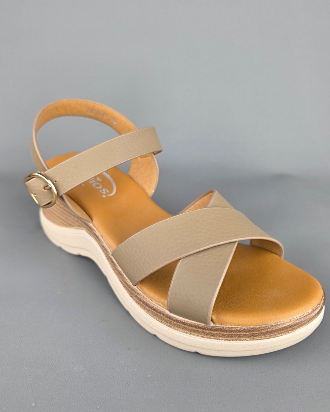 SANDALIA MIOS BEIGE PARA DAMA