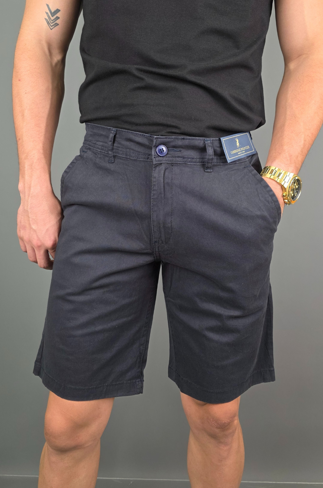 SHORT CAMBRIDGE POLO AZUL PARA CABALLERO