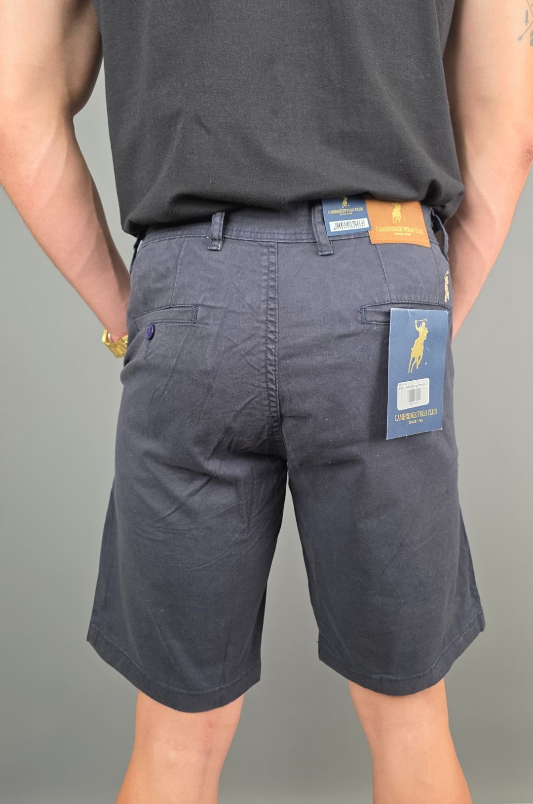 SHORT CAMBRIDGE POLO AZUL PARA CABALLERO