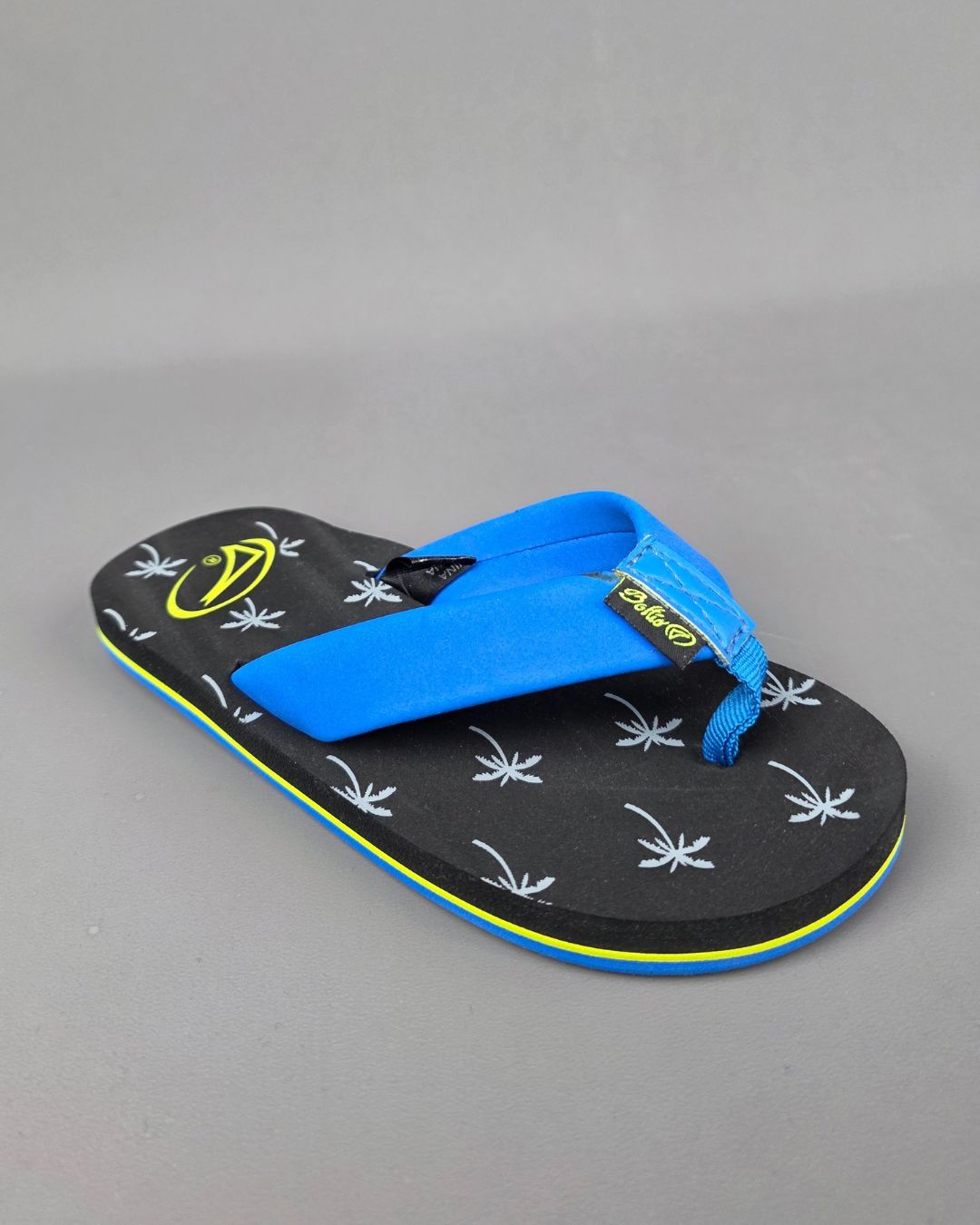 SANDALIA BOLTIO NEGRAS CON AZUL DE NIÑO