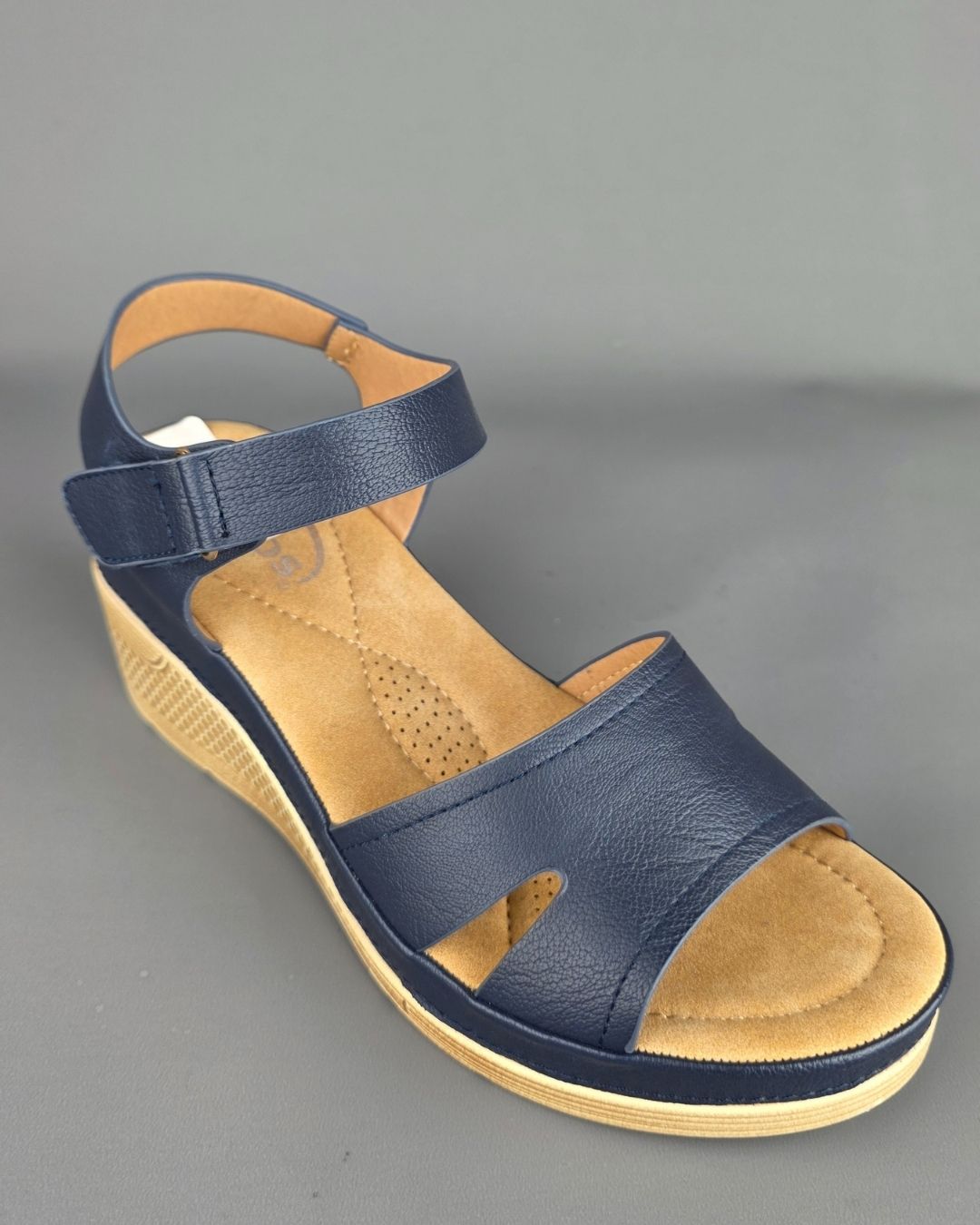 SANDALIA MIOS AZUL OSCURO PARA DAMA