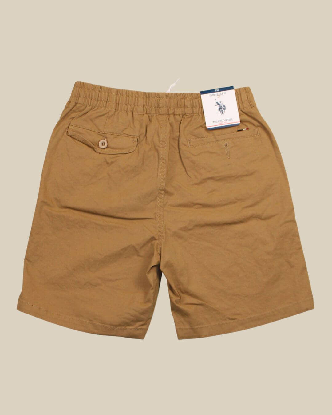 SHORT U.S. POLO NIÑO CAMEL