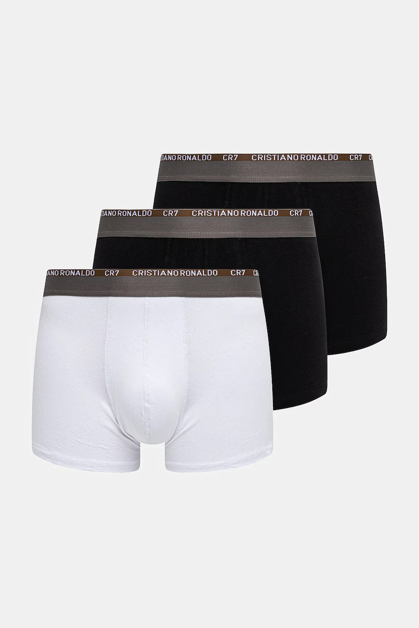 BOXER CR7 NEGRO 3 - PACK