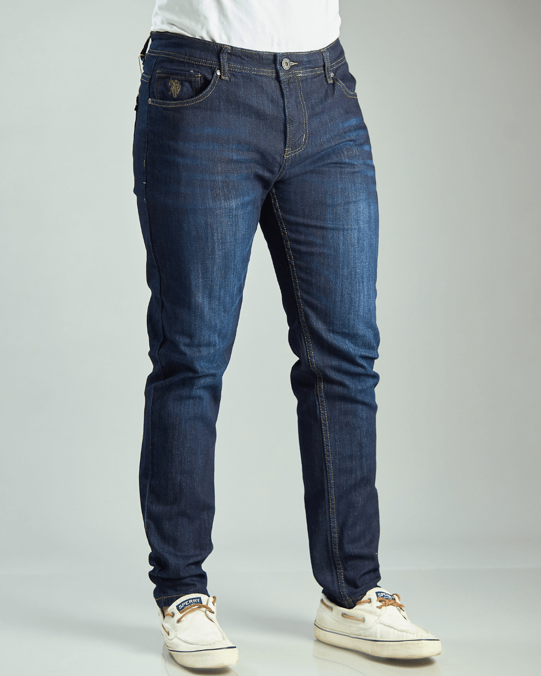 JEANS US POLO AZUL OSCURO PARA CABALLERO