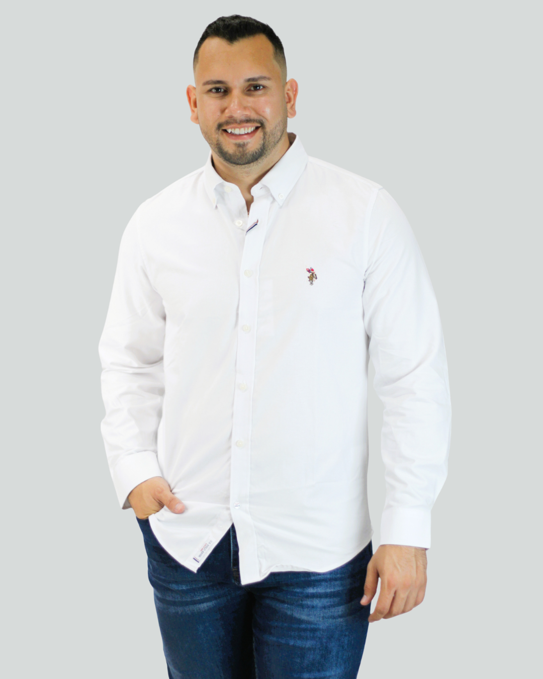 CAMISA US POLO MANGA LARGA