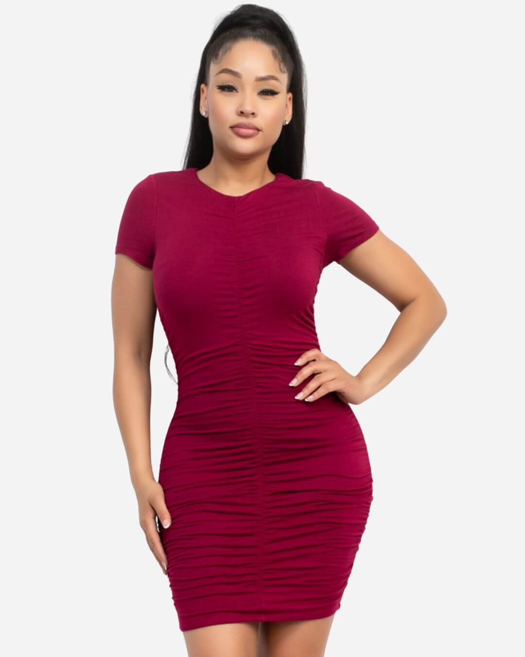 VESTIDO IRIS VINO