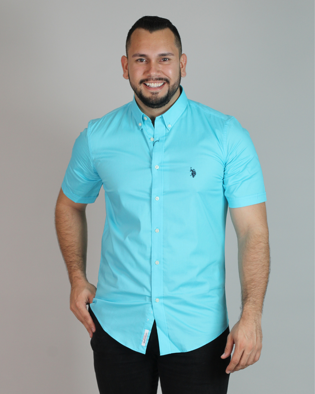 CAMISA US POLO MANGA CORTA CABALLERO