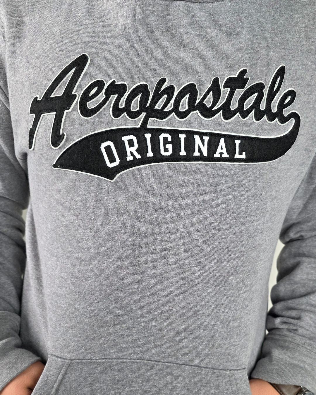 ABRIGO AERPOSTALE GRIS PARA CABALLERO