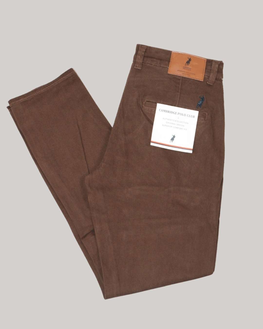 PANTALÓN CAMBRIDGE POLO CAFÉ PARA CABALLERO