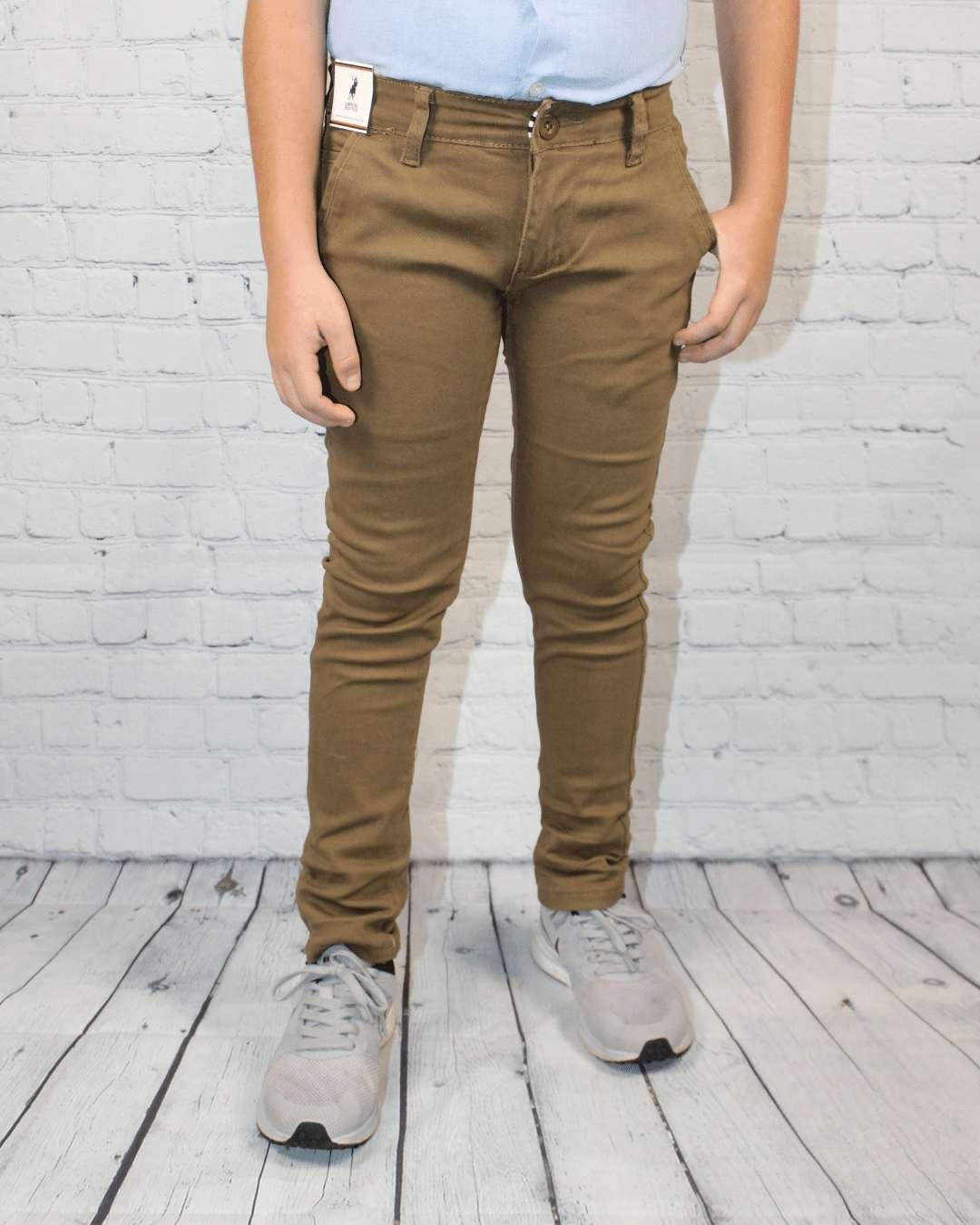 PANTALÓN CAMBRIDGE POLO KAKI PARA NIÑO