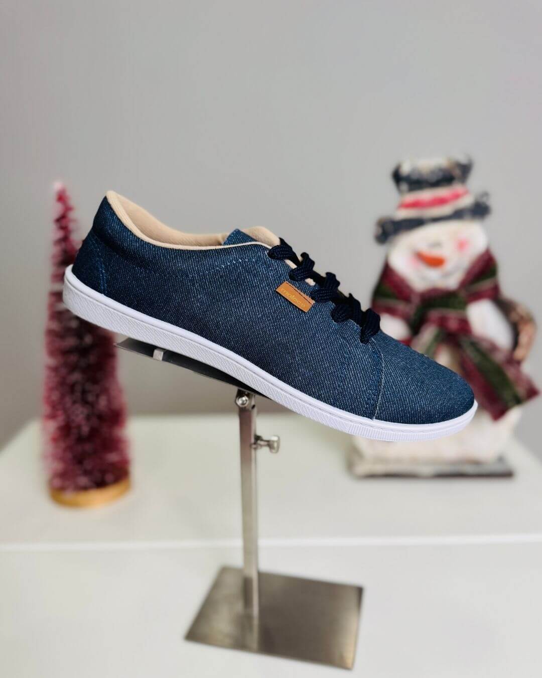 TENNIS MOLECA MEZCLILLA AZUL PARA DAMA