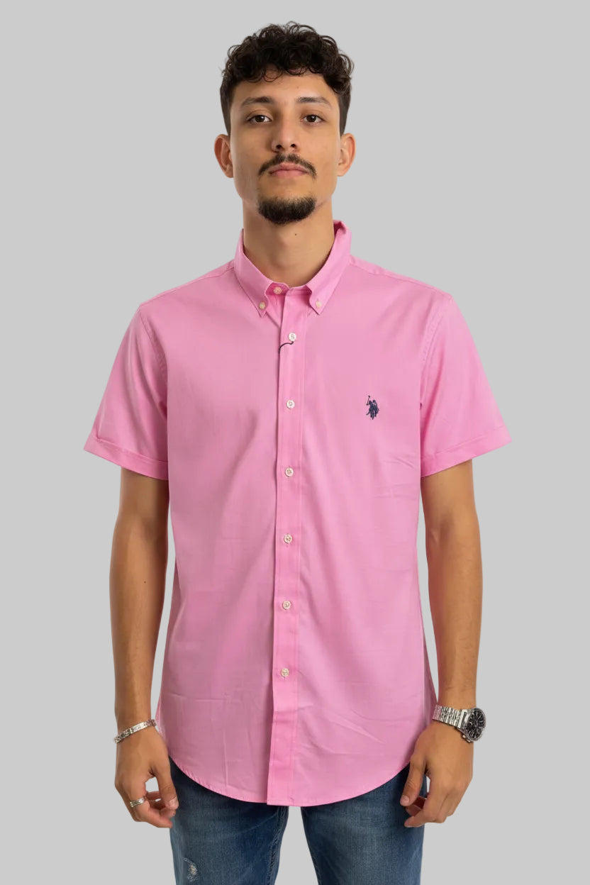 CAMISA US POLO ASSN MANGA CORTA CABALLERO