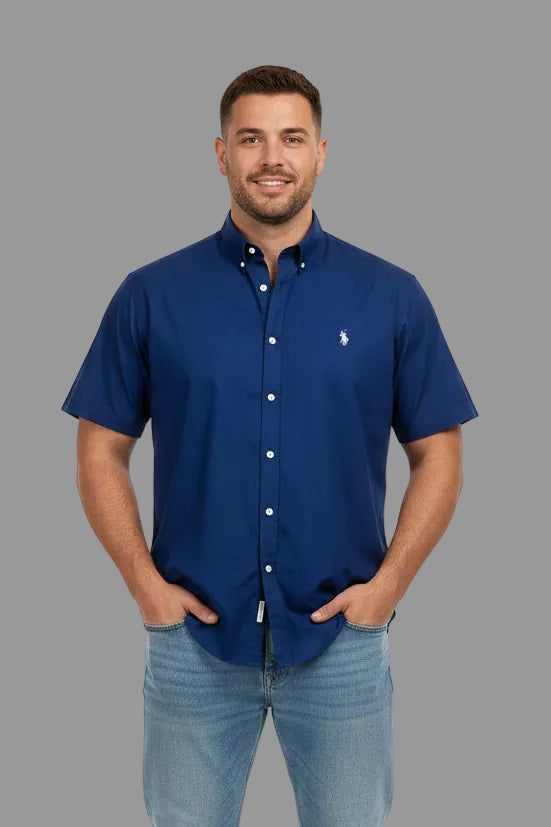 CAMISA US POLO ASSN PLUS MANGA CORTA CABALLERO