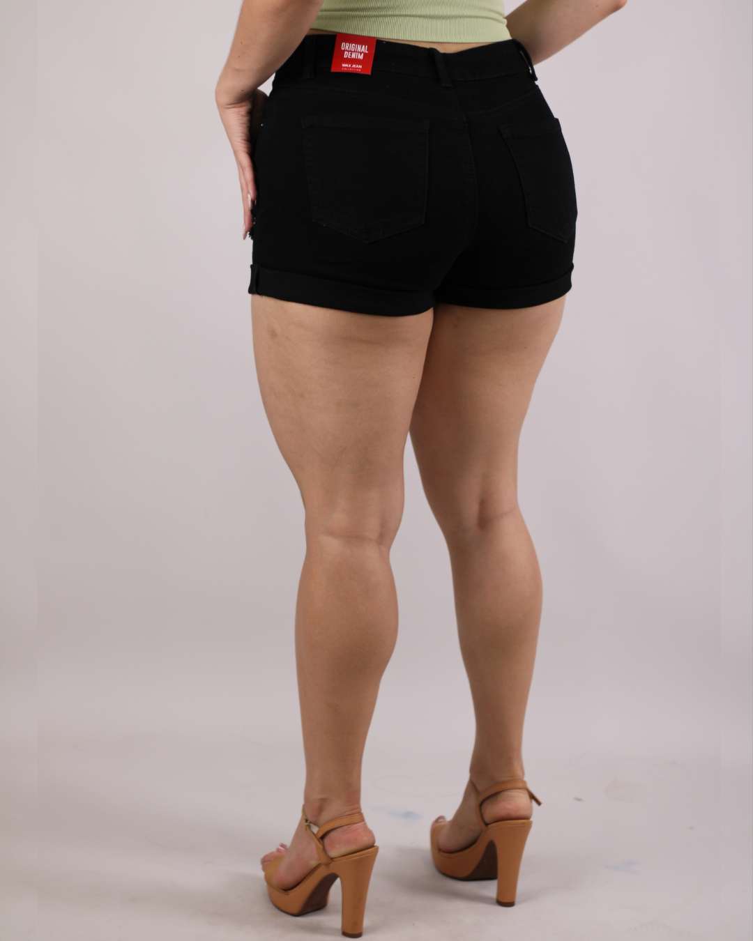 SHORT WAX DE DAMA NEGRO