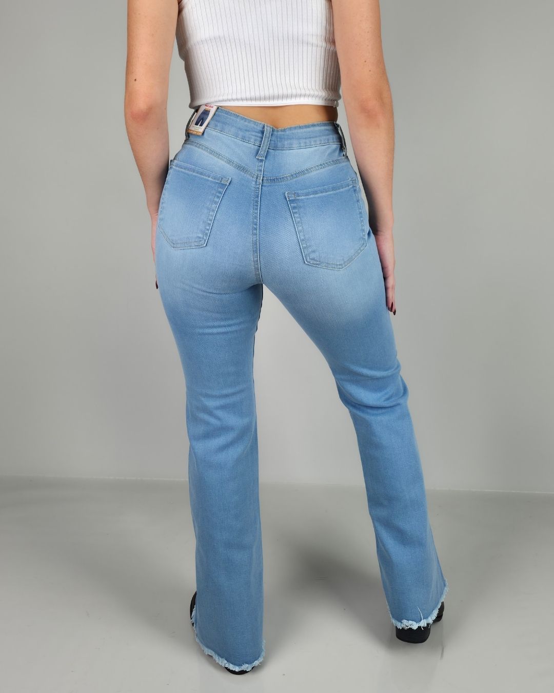 JEANS WAX CELESTE PARA DAMA