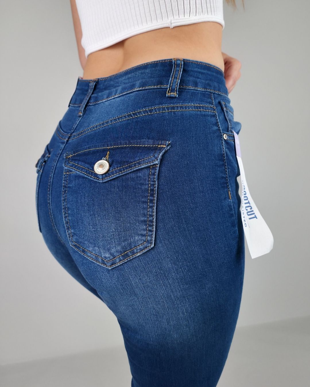 JEANS WAX AZUL OSCURO PARA DAMA