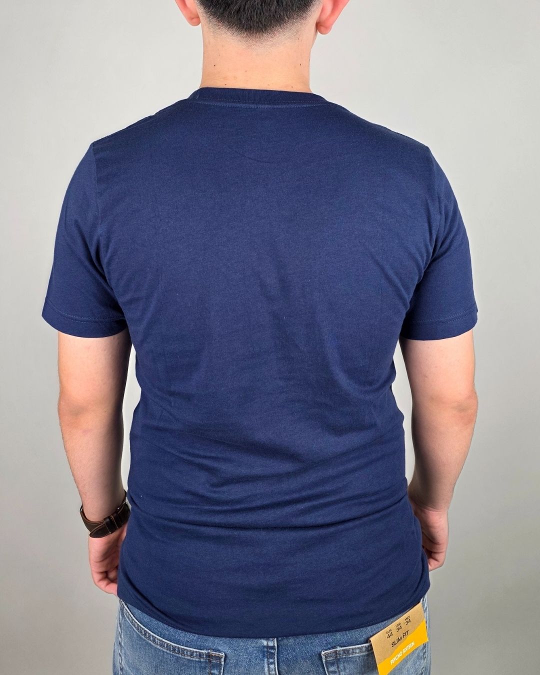 CAMISETA ADIDAS AZUL DE CABALLERO