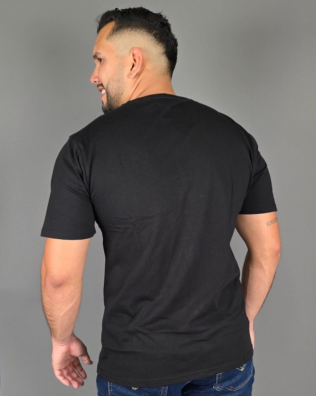 CAMISETA U.S. POLO ASSN NEGRA DE HOMBRE