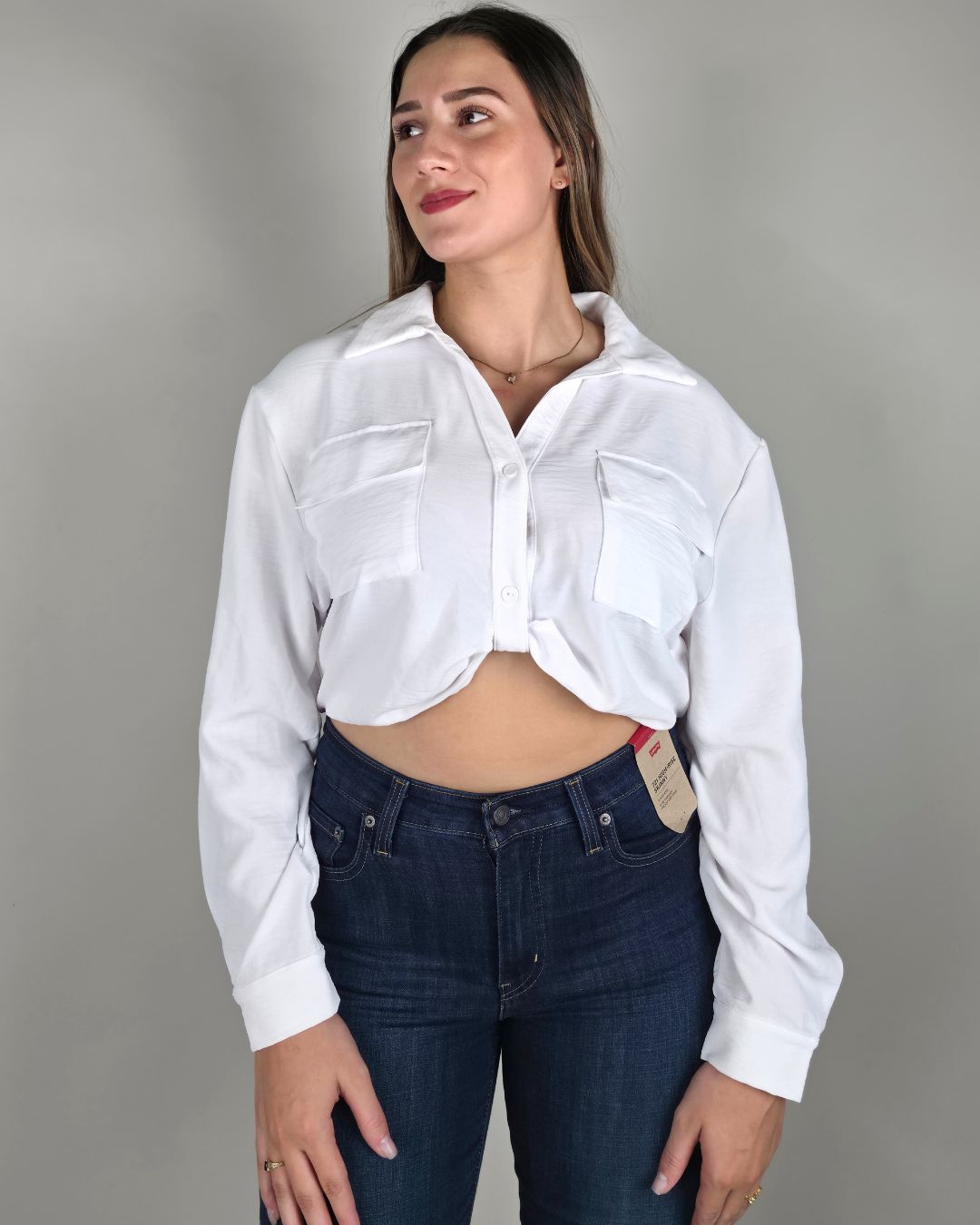 BLUSA JULIA BLANCA PARA DAMA