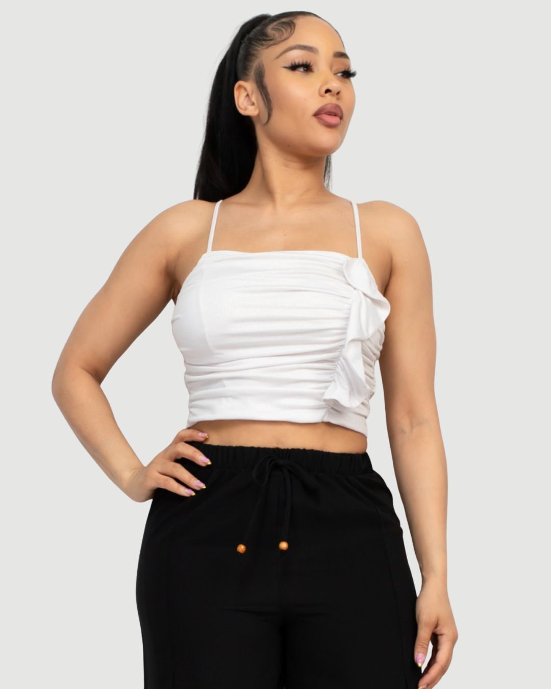 BLUSA IRIS BLANCA PARA DAMA