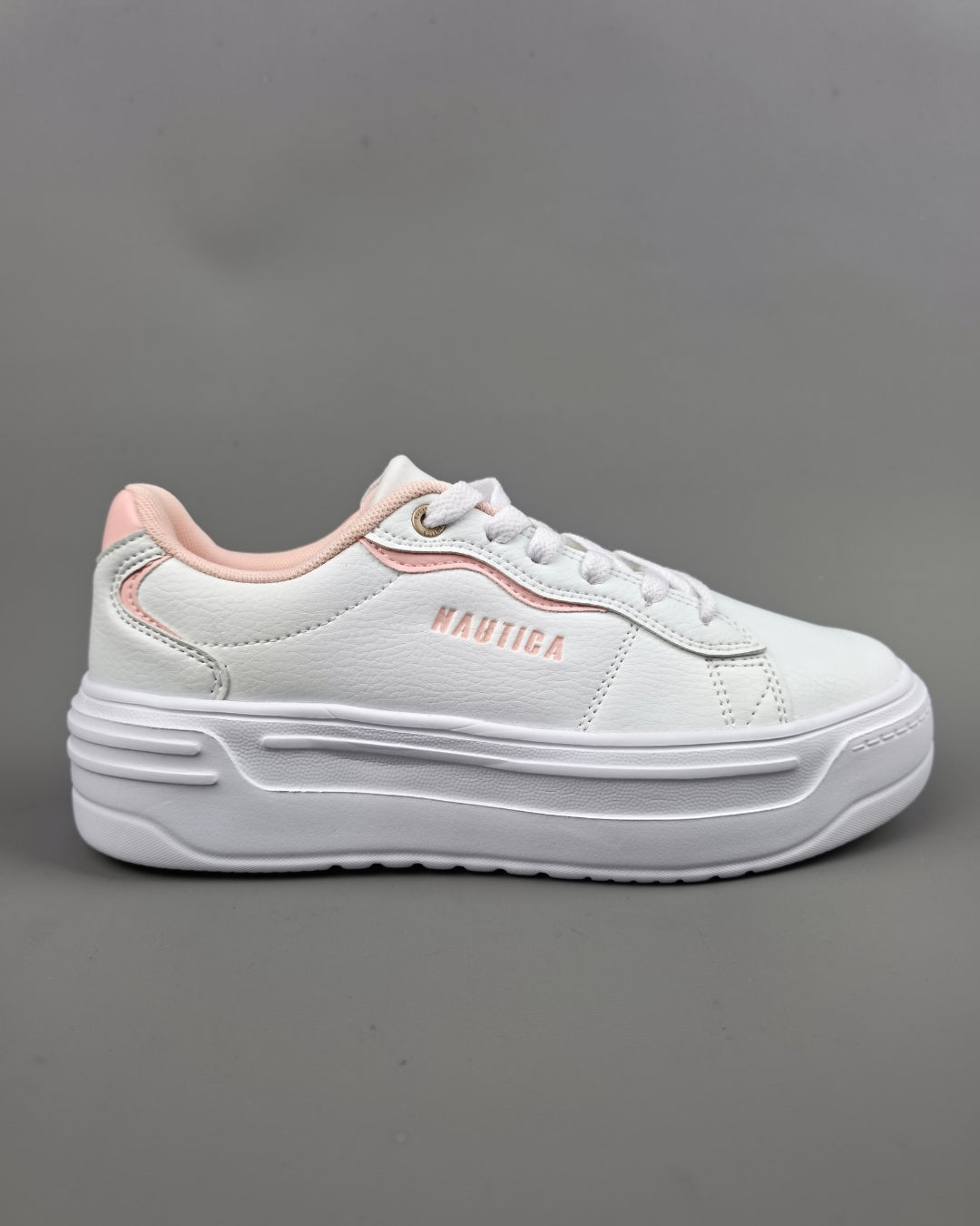 TENNIS NAUTICA BLANCA PARA DAMA
