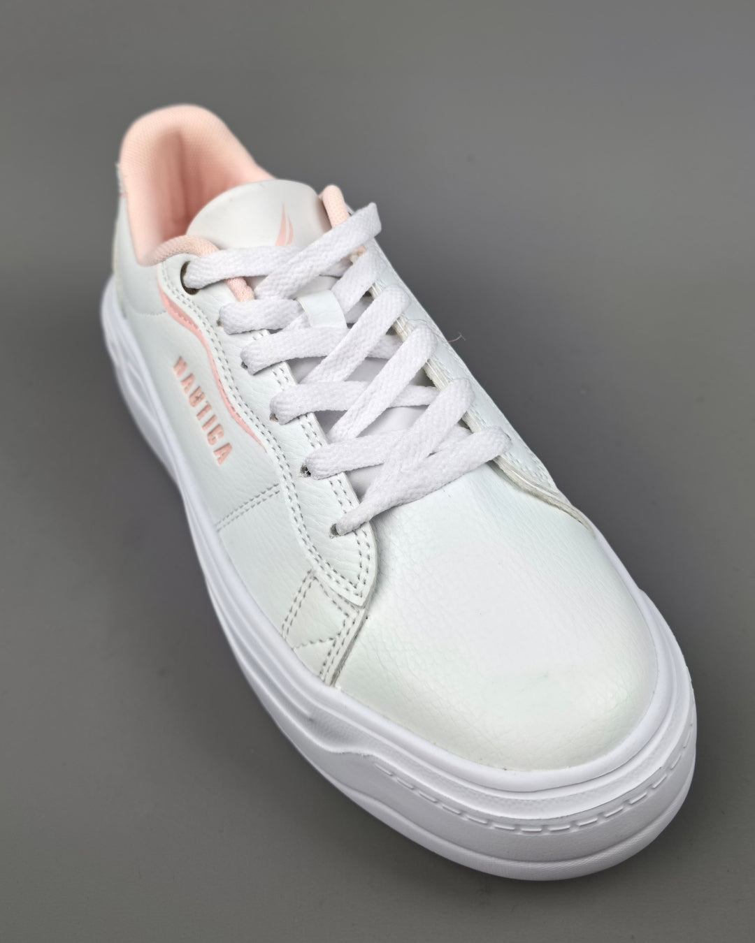 TENNIS NAUTICA BLANCA PARA DAMA