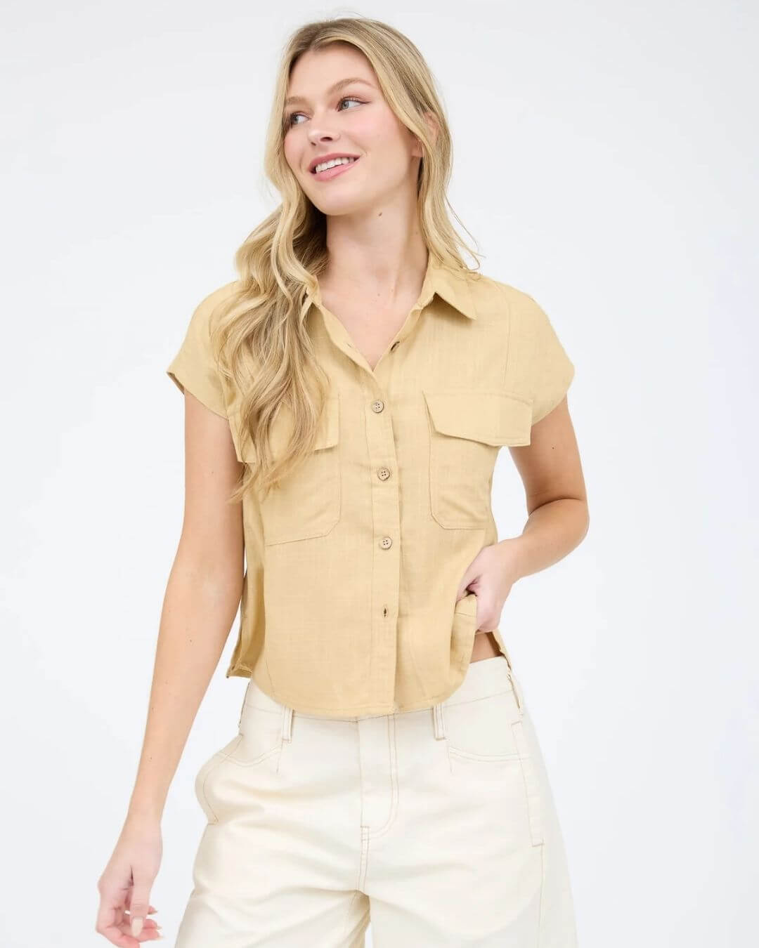 BLUSA MINE CUELLO V