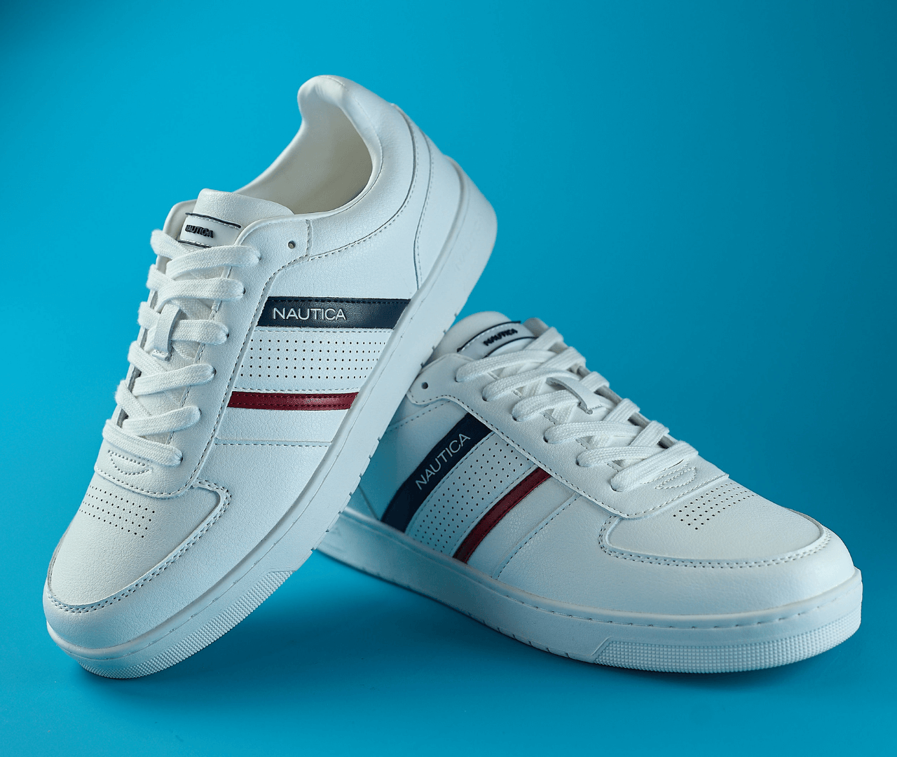 TENNIS NAUTICA BLANCAS PARA CABALLERO
