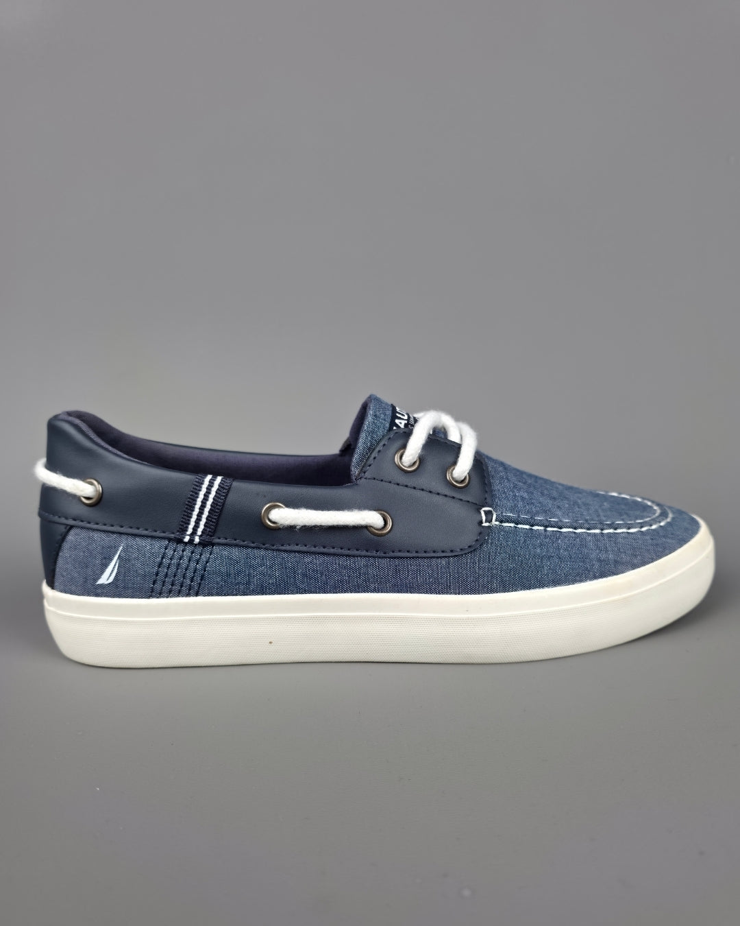 TENNIS NAUTICA AZUL MEZCLILLA PARA CABALLERO