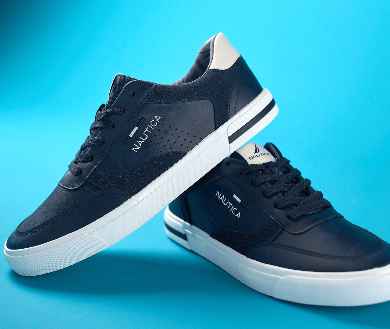 TENNIS NAUTICA AZUL OSCURO PARA CABALLERO