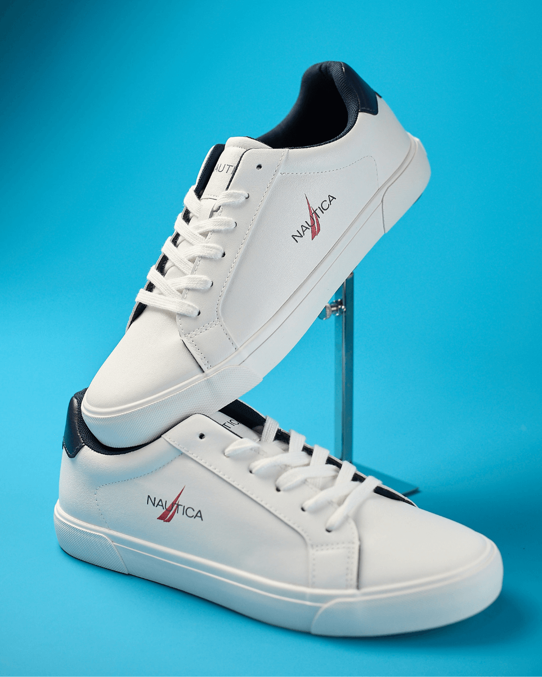TENNIS NAUTICA BLANCA PARA CABALLERO