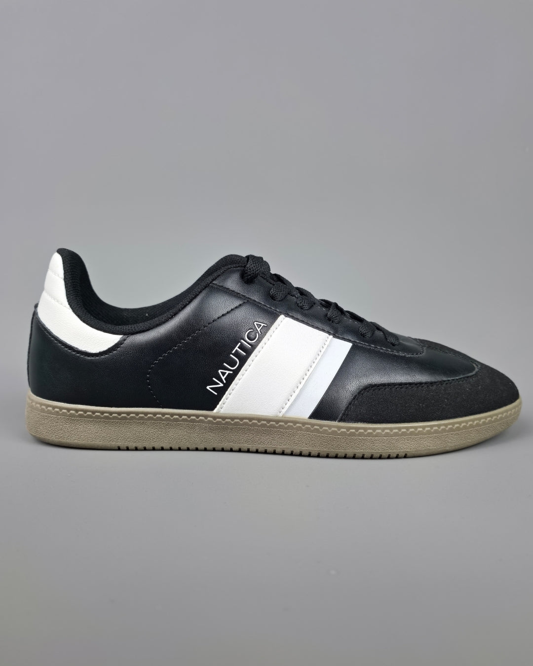 TENNIS NAUTICA NEGRO PARA CABALLERO