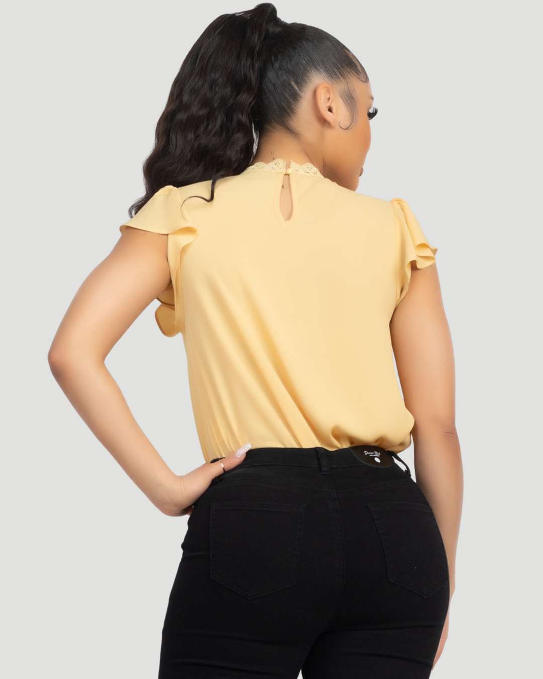 BLUSA IRIS AMARILLA PARA DAMA