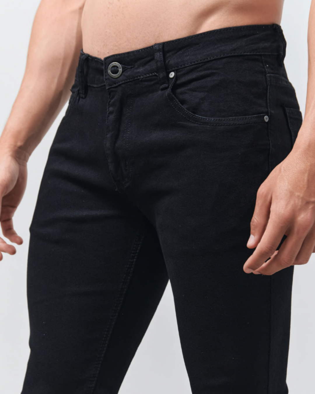 JEANS BLACKOUT NEGRO PARA CABALLERO