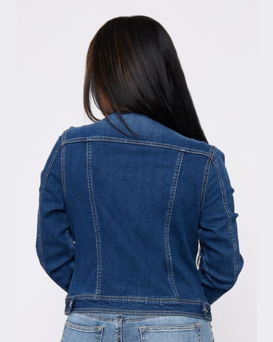 JACKET LOS ÁNGELES AZUL MEDIO PARA DAMA