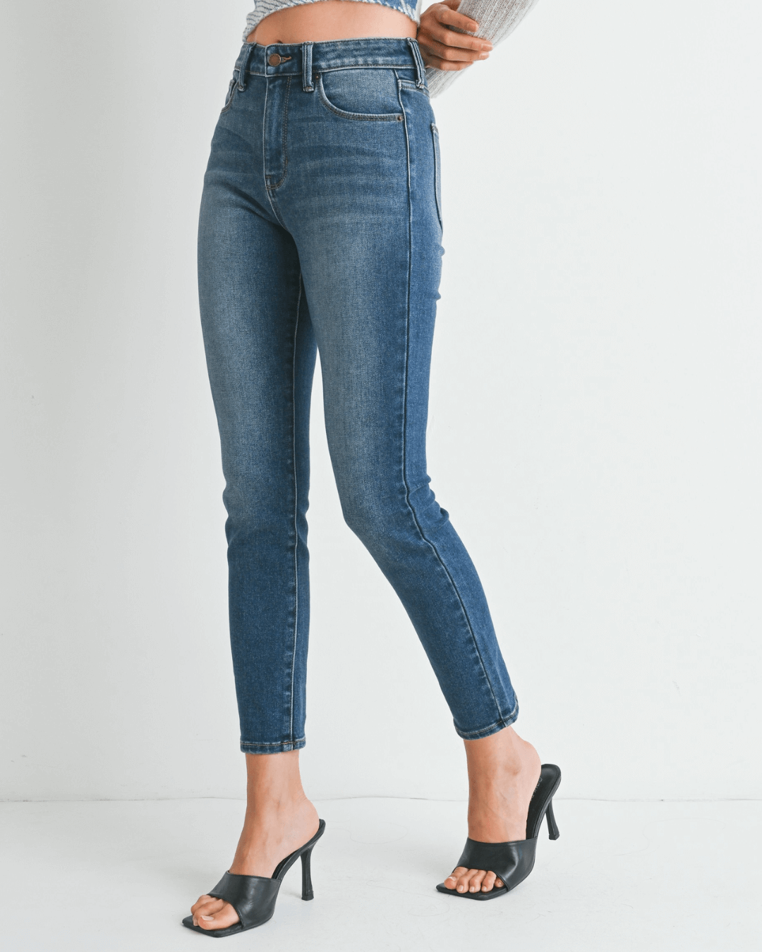 JEANS JUST USA MEZCLILLA AZUL OSCURO PARA DAMA