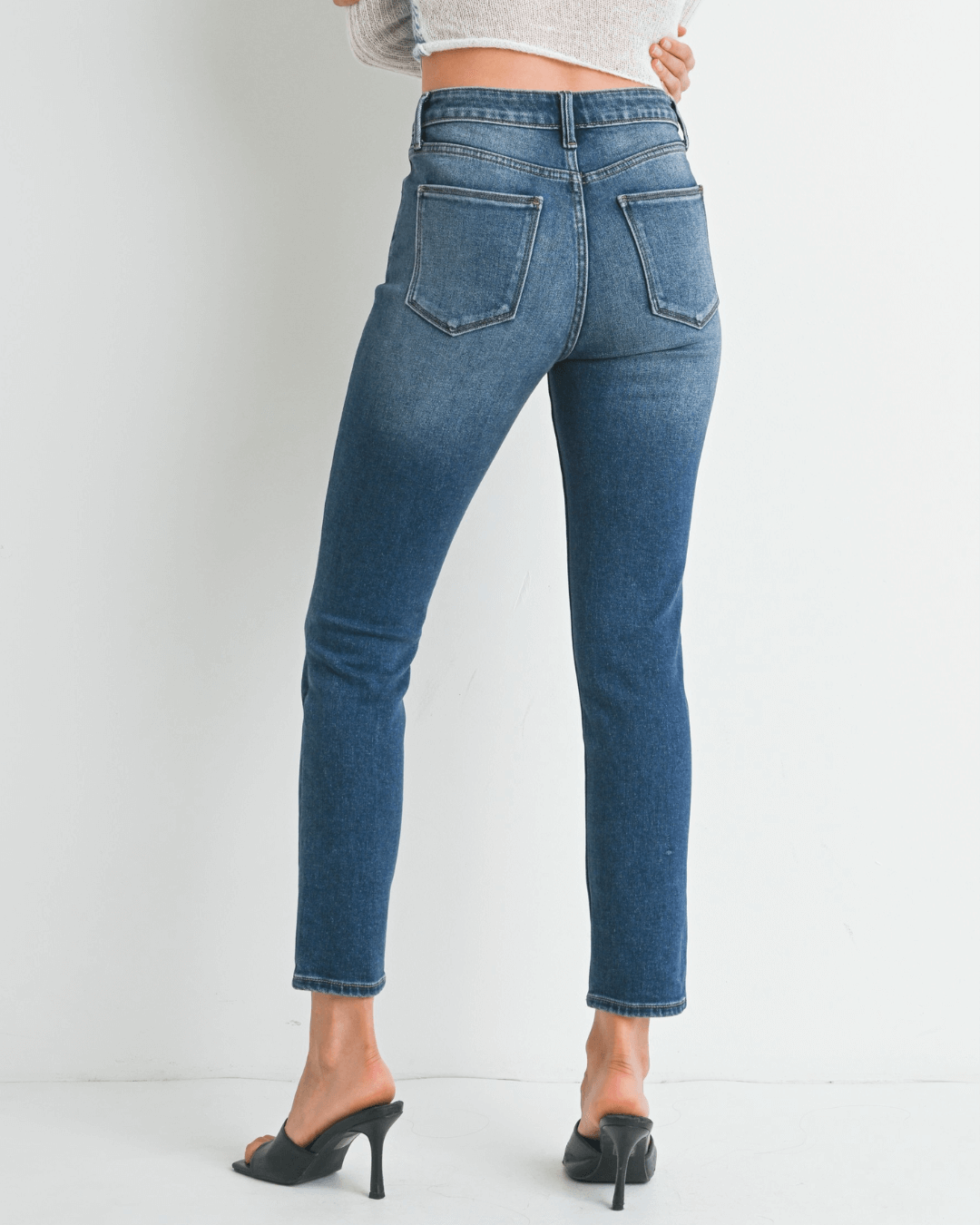 JEANS JUST USA MEZCLILLA AZUL OSCURO PARA DAMA