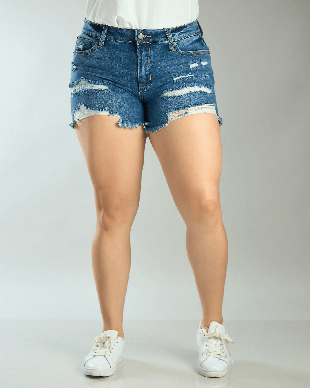 SHORT JUST USA MEZCLILLA AZUL PARA DAMA