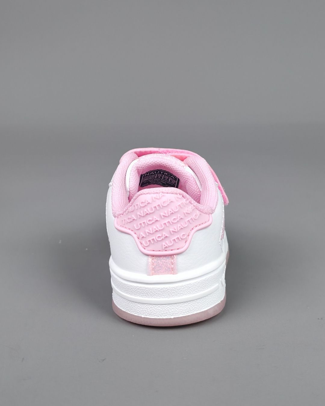 TENNIS NAUTICA BLANCAS CON ROSA PARA NIÑA