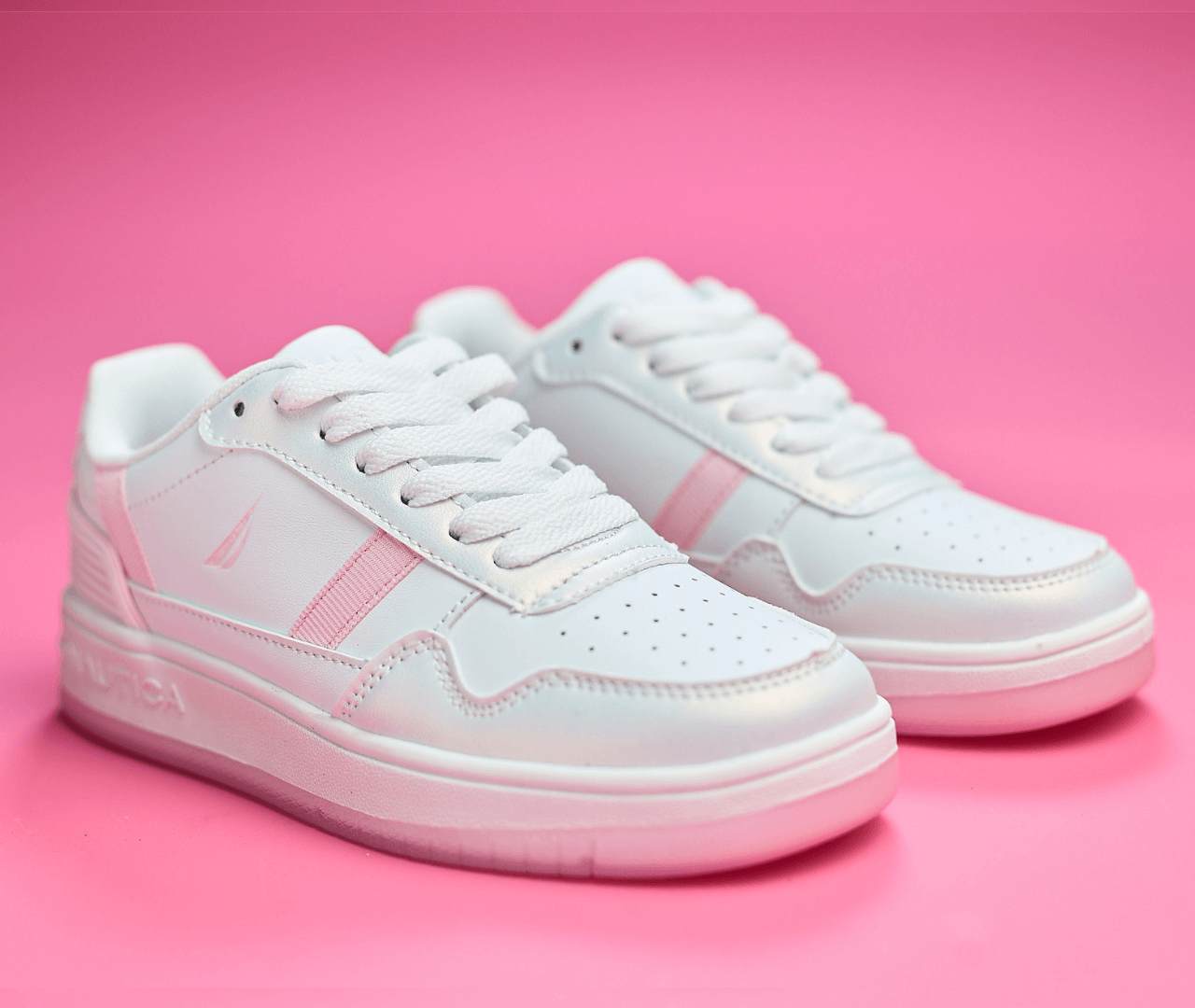 TENNIS NAUTICA BLANCAS PARA NIÑA
