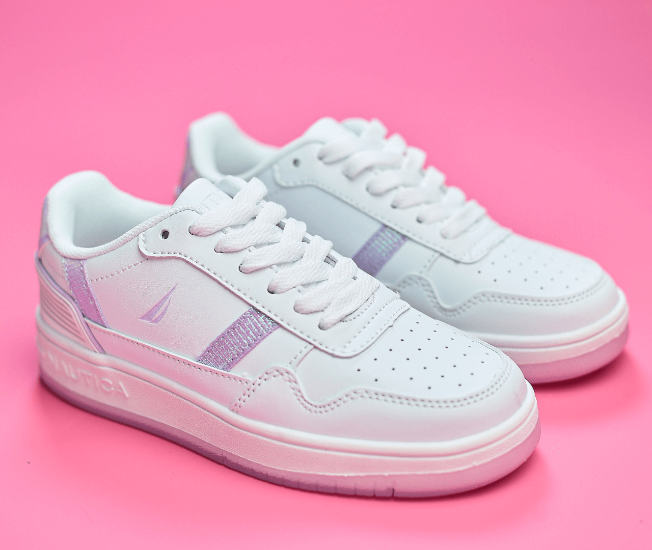 TENNIS NAUTICA BLANCAS PARA NIÑA