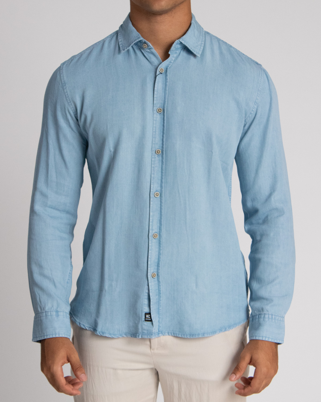 CAMISA KENNETH COLE MANGA LARGA