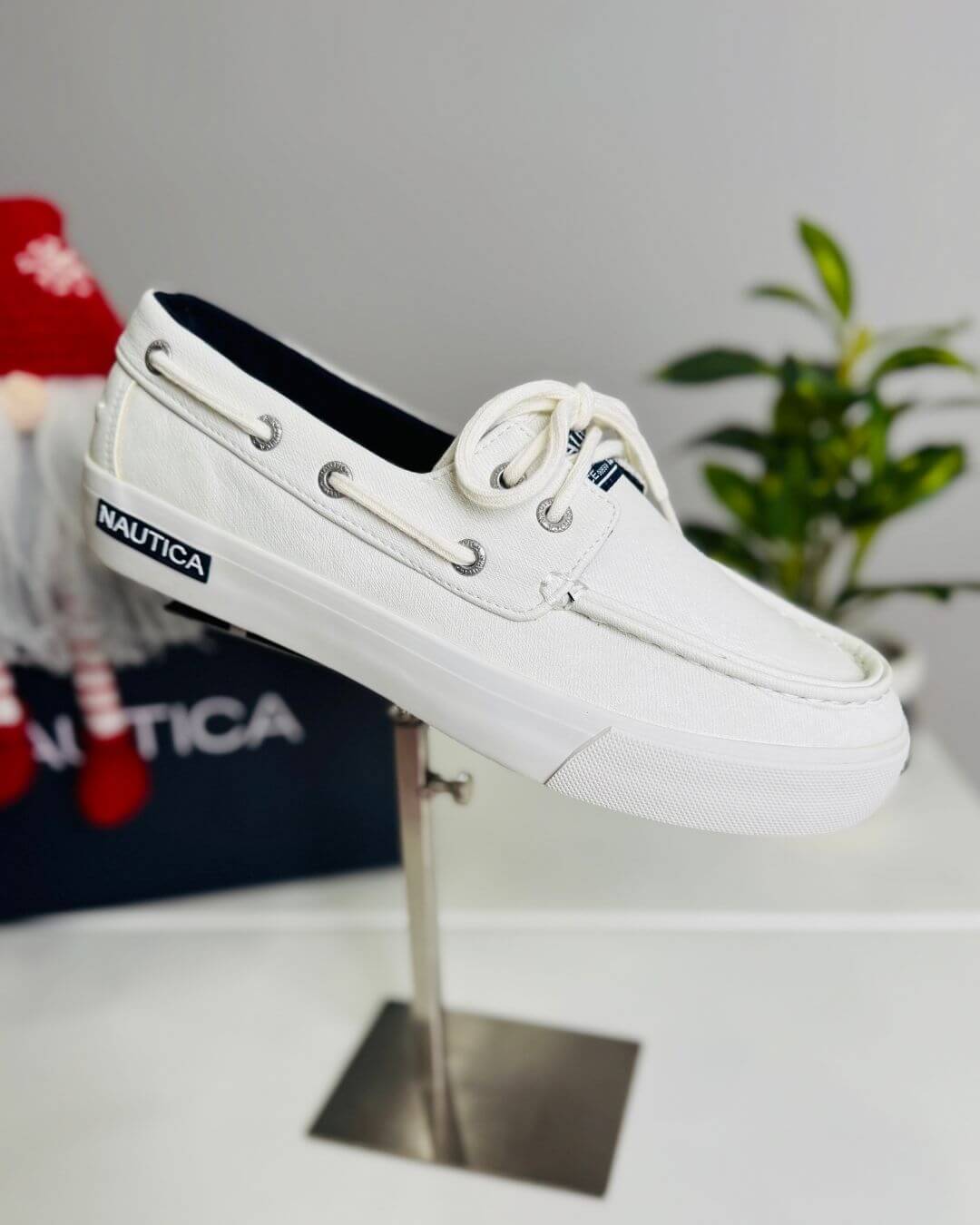 TENNIS NAUTICA BLANCA PARA CABALLERO
