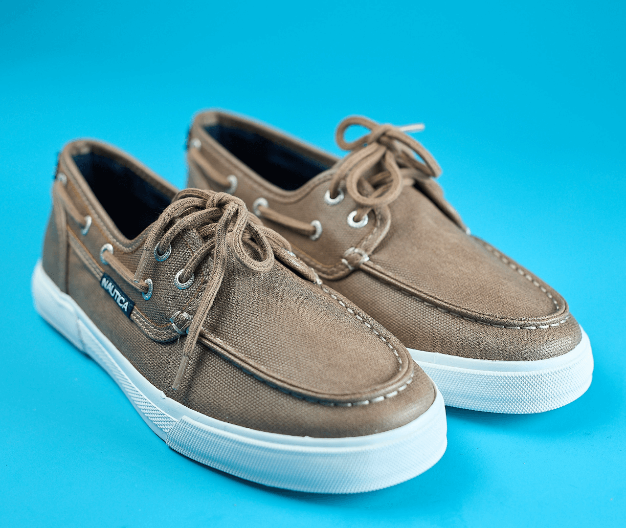 ZAPATO NAUTICA BEIGE PARA CABALLERO