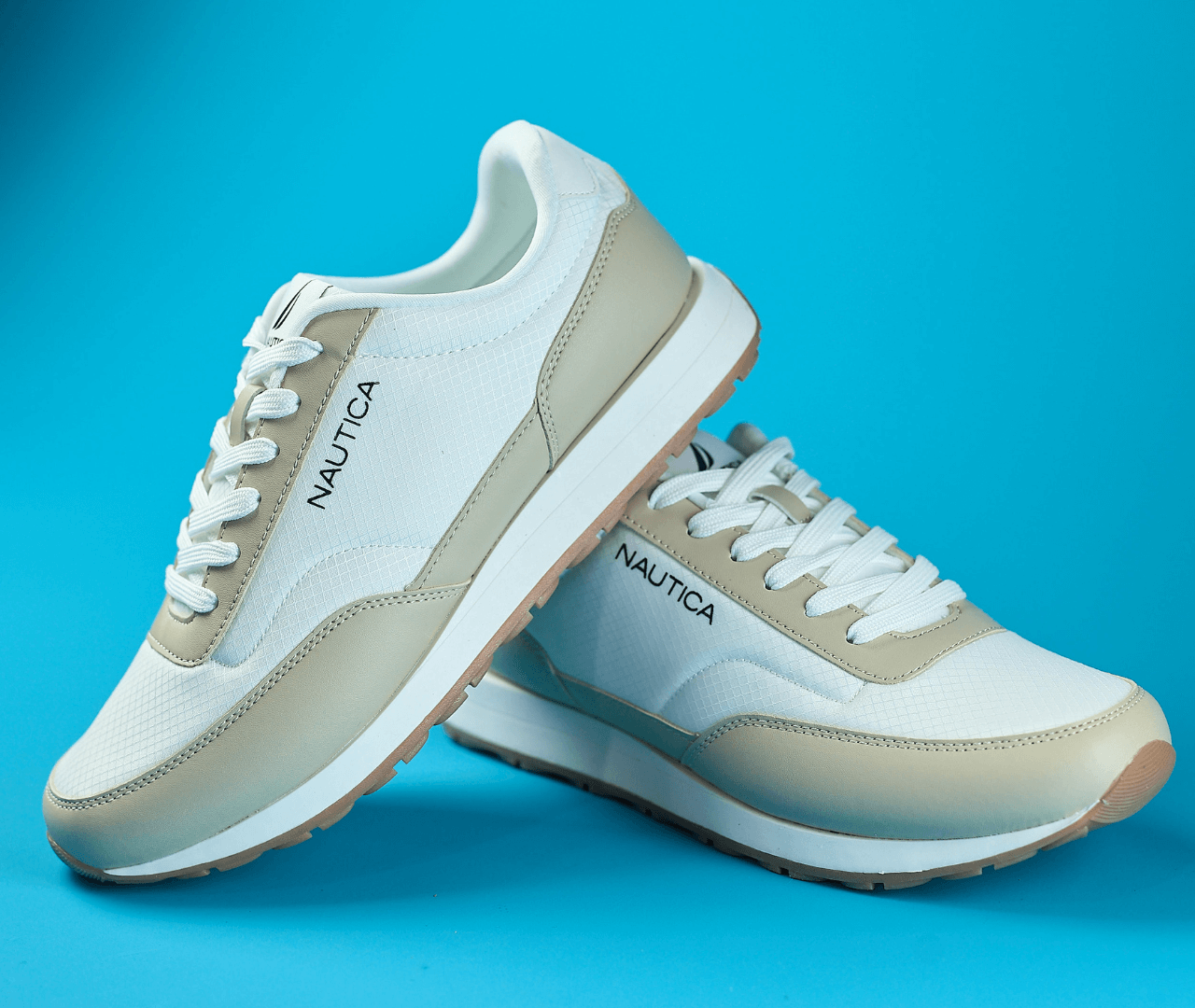 TENNIS NAUTICA BLANCAS PARA CABALLERO