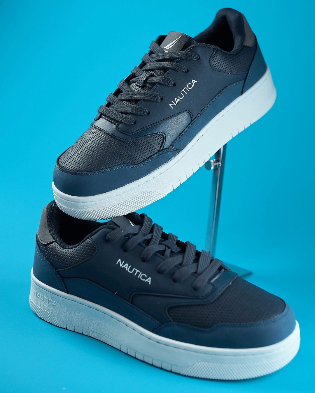 TENNIS NAUTICA AZUL OSCURO PARA CABALLERO