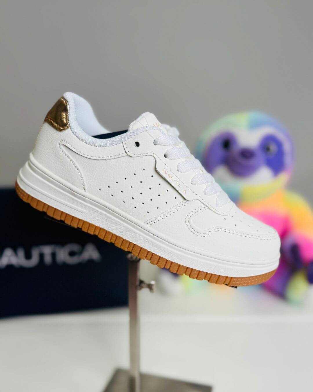 TENNIS NAUTICA BLANCA PARA NIÑA