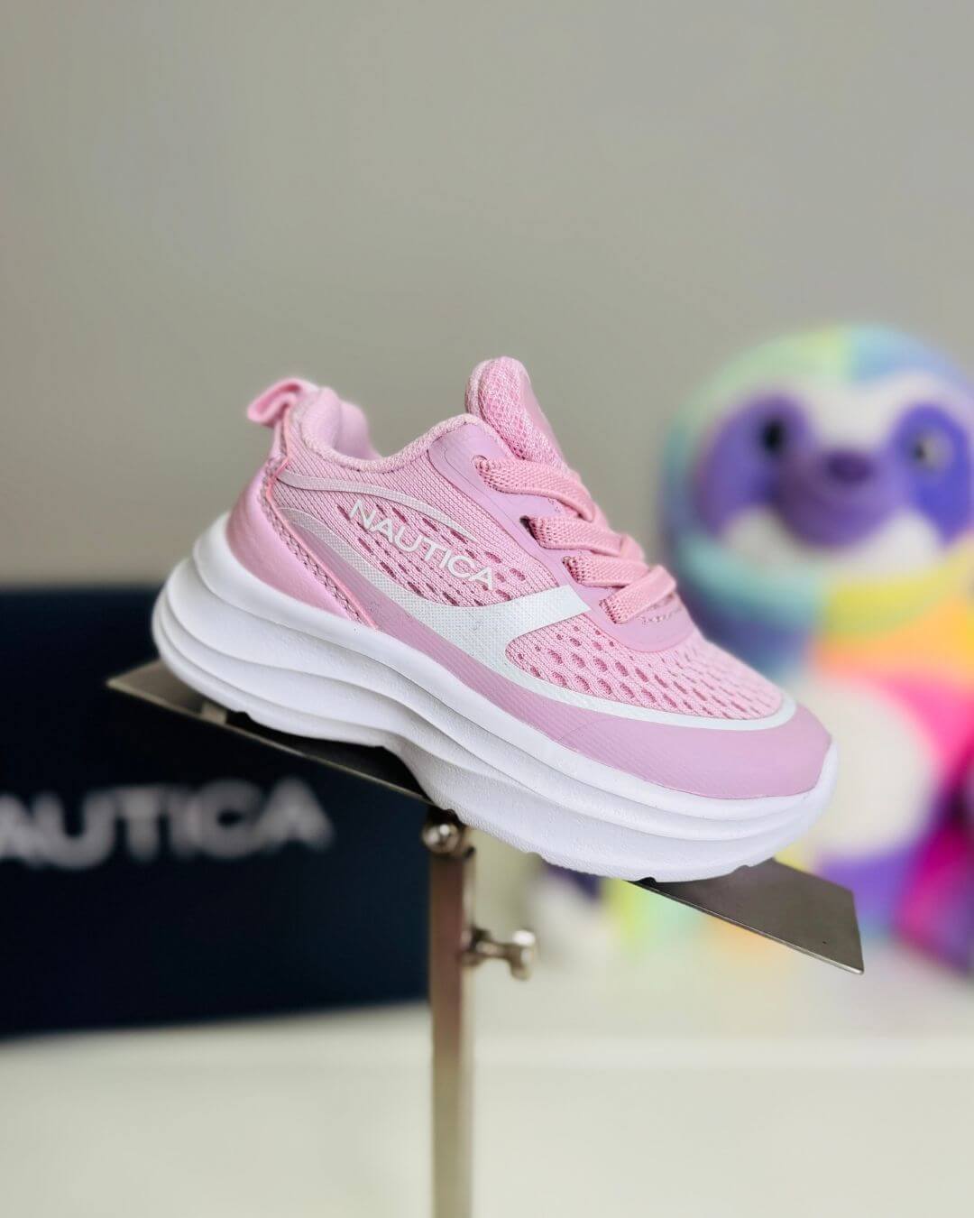 TENNIS NAUTICA ROSA PARA NIÑA